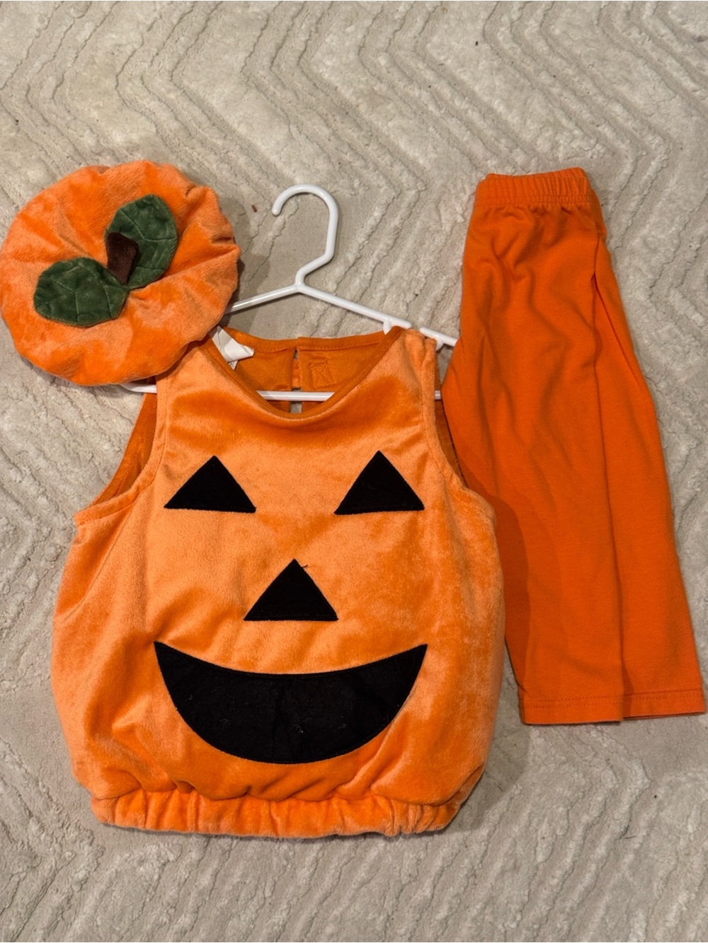 Pumpkin Halloween Costume Set Baby 9-18 months
